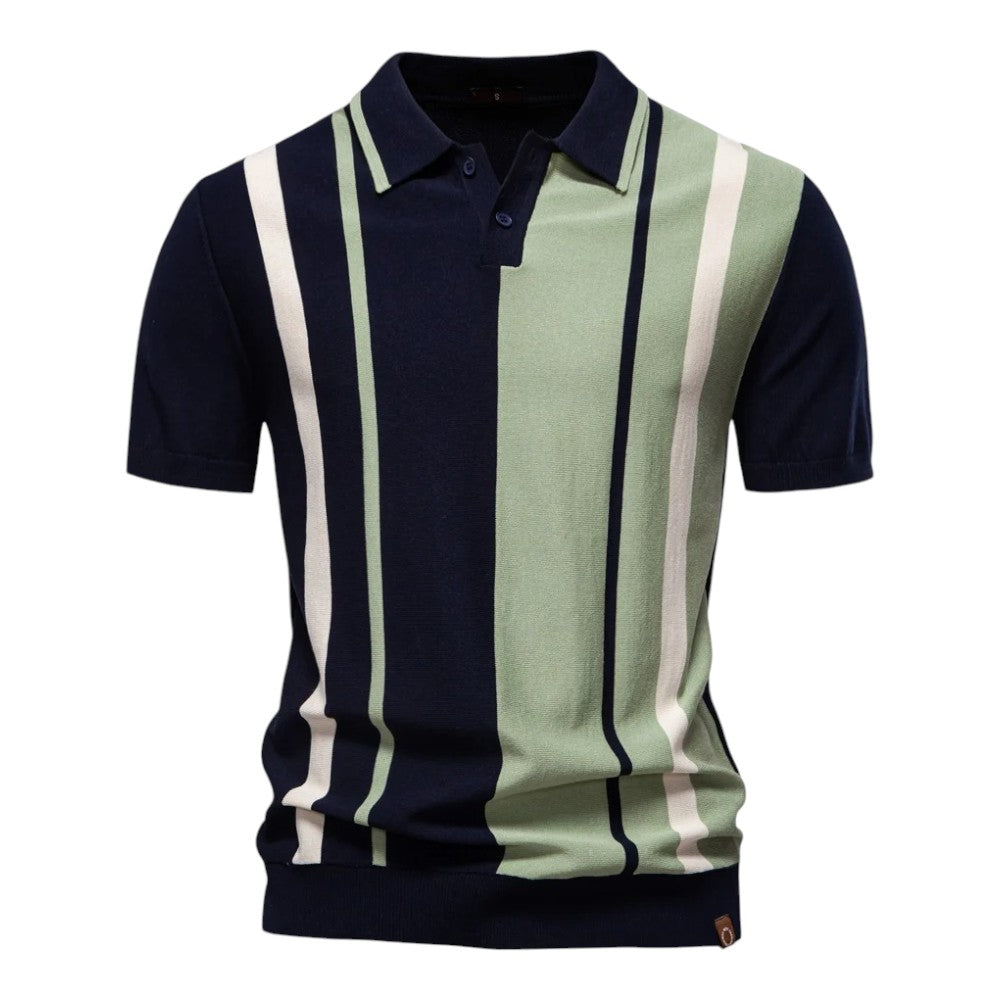 ZENO | Colour Block Stripe Polo Shirt