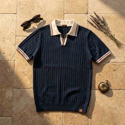 LUCA | Tipped Collar Polo Shirt