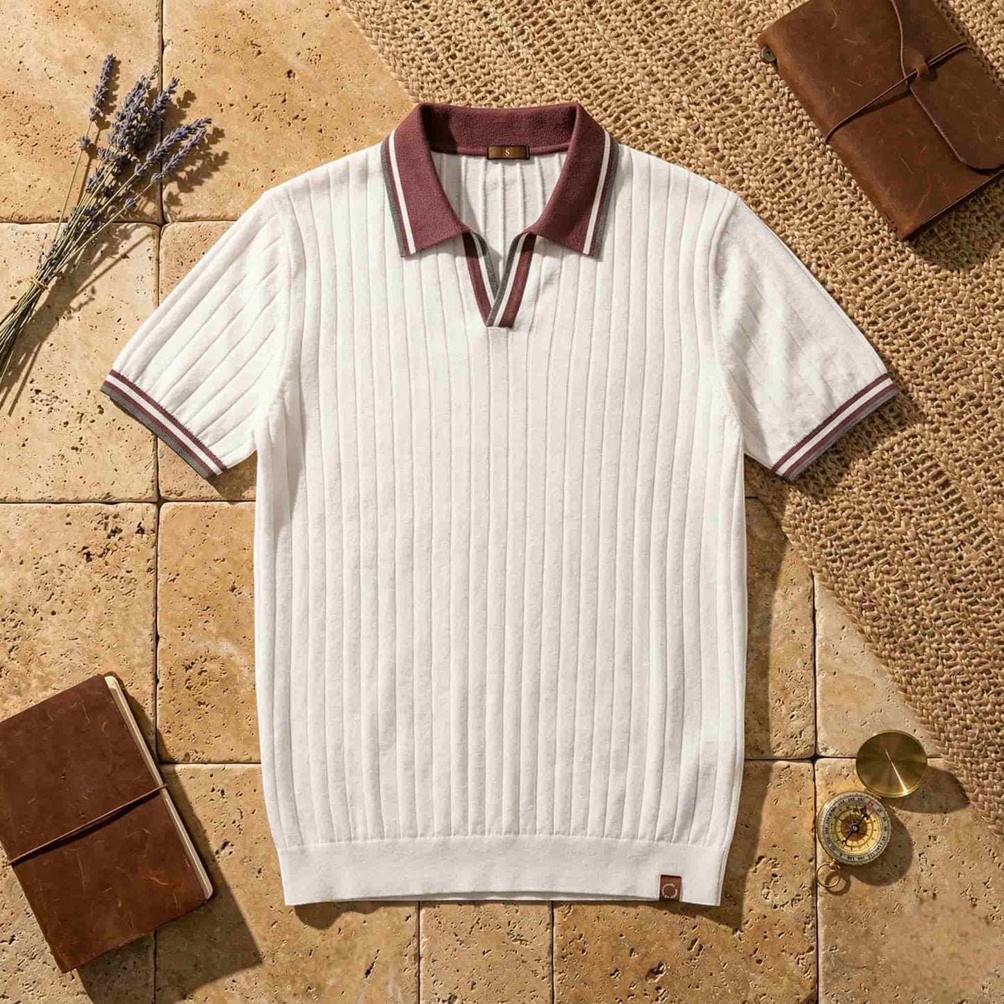 LUCA | Tipped Collar Polo Shirt
