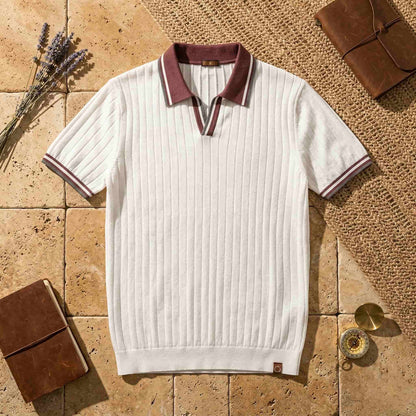 LUCA | Tipped Collar Polo Shirt