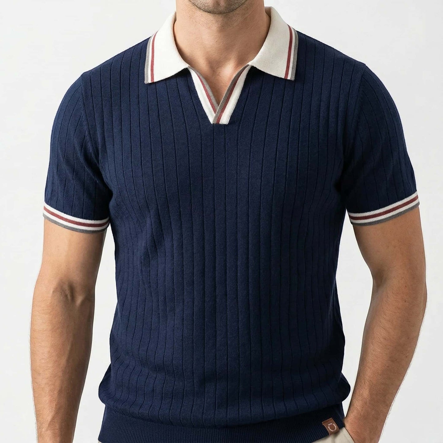 LUCA | Tipped Collar Polo Shirt