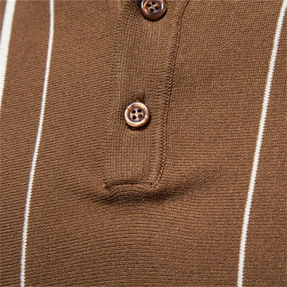 OLIVER | Vertical Stripe Polo Shirt