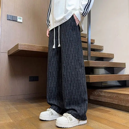 Gabriele | Wide-Leg Jacquard Pants