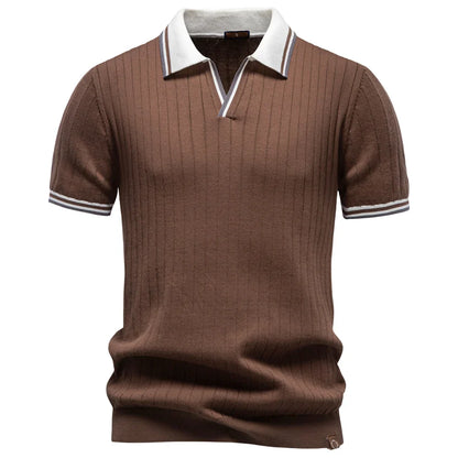 LUCA | Tipped Collar Polo Shirt