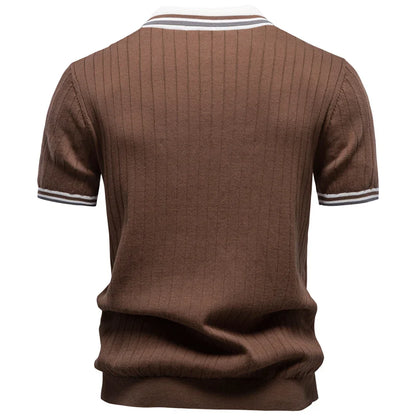 LUCA | Tipped Collar Polo Shirt