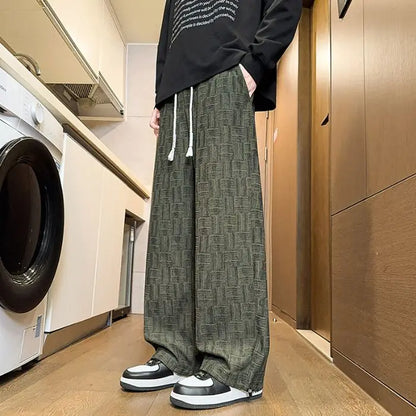 Gabriele | Wide-Leg Jacquard Pants
