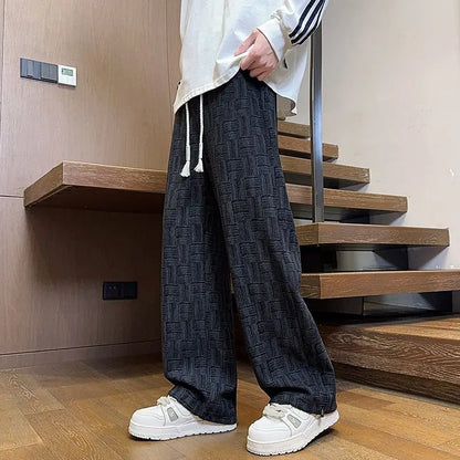 Gabriele | Wide-Leg Jacquard Pants