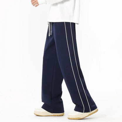 Enzo | Wide-Leg Stripe Pants