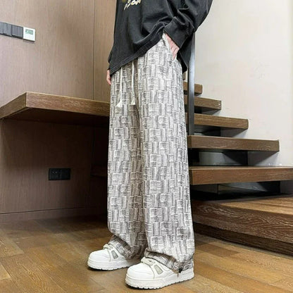 Gabriele | Wide-Leg Jacquard Pants
