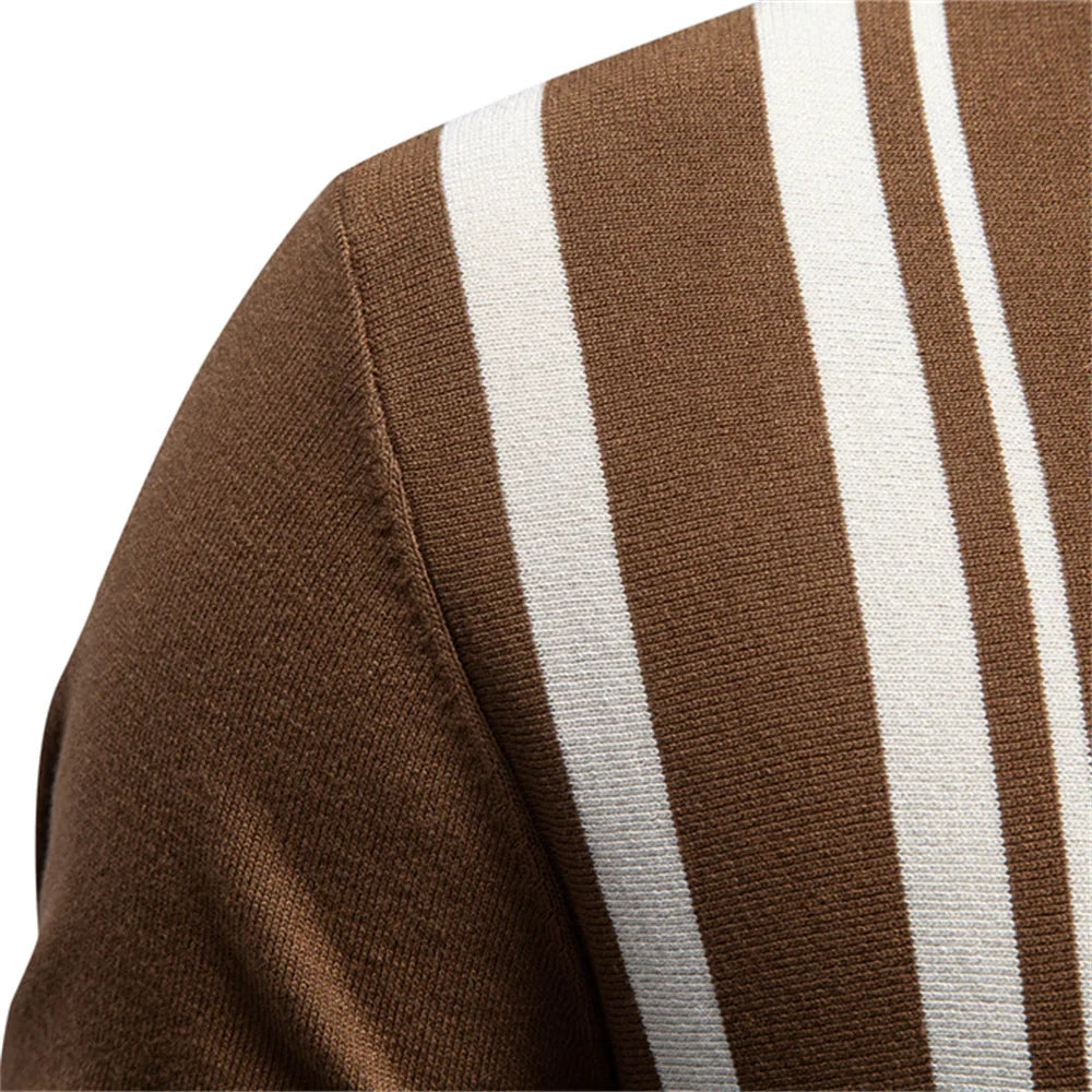 OLIVER | Vertical Stripe Polo Shirt