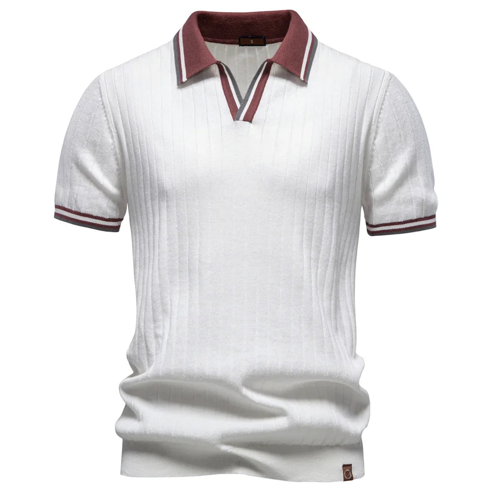 LUCA | Tipped Collar Polo Shirt