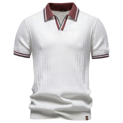 LUCA | Tipped Collar Polo Shirt