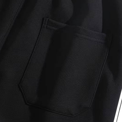 Enzo | Wide-Leg Stripe Pants