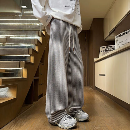 Elio | Textured Wide-Leg Pants