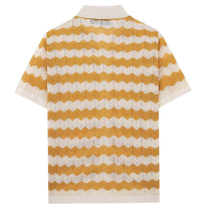 Leo | Crochet Knit Shirt