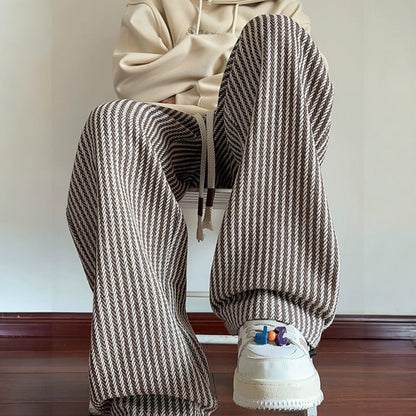 Elio | Textured Wide-Leg Pants