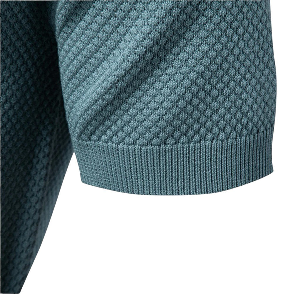 LINO | Waffle Knit Polo Shirt