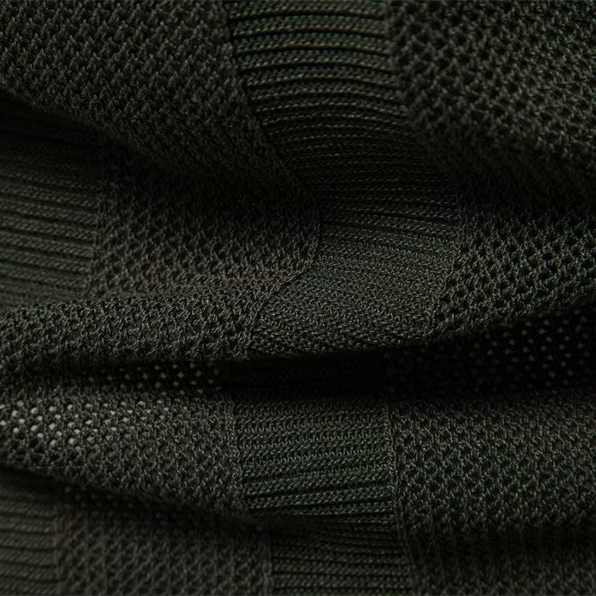SANTE | Textured Panel Polo Shirt