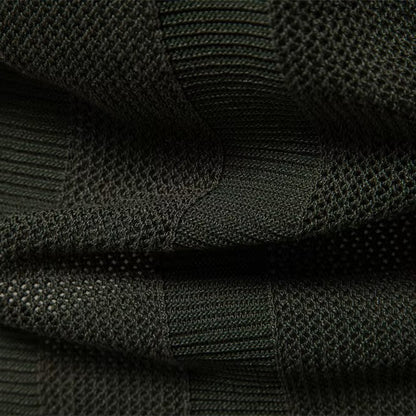 SANTE | Textured Panel Polo Shirt