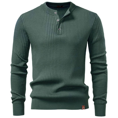 Stefano | Henley Sweater