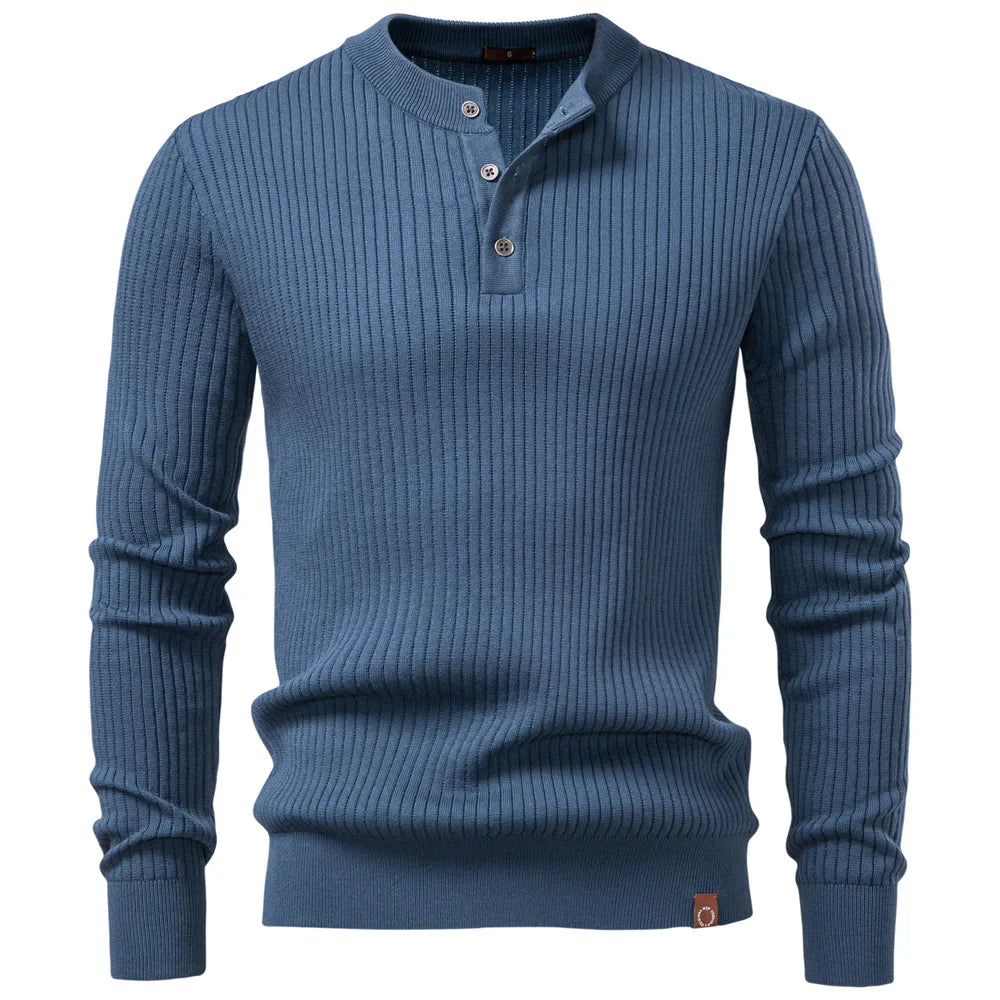 Stefano | Henley Sweater