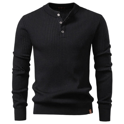 Stefano | Henley Sweater