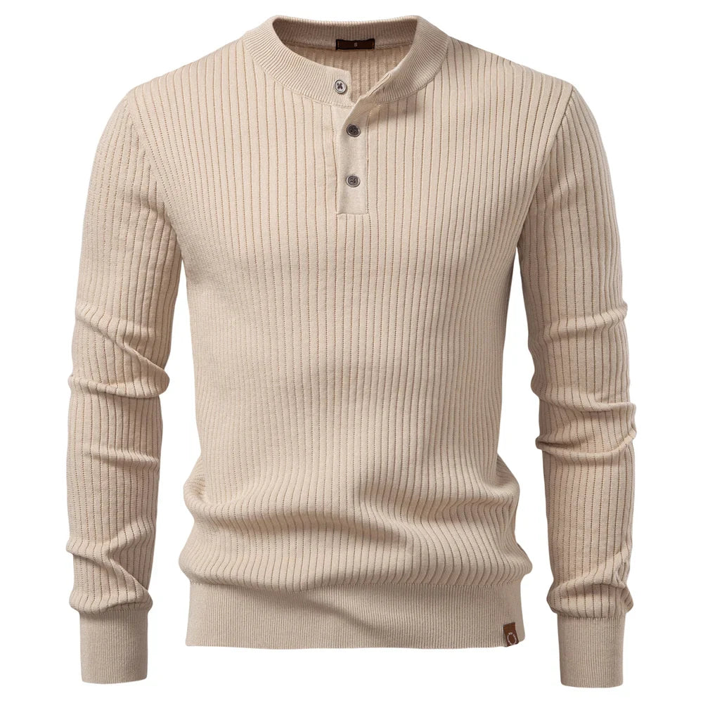 Stefano | Henley Sweater