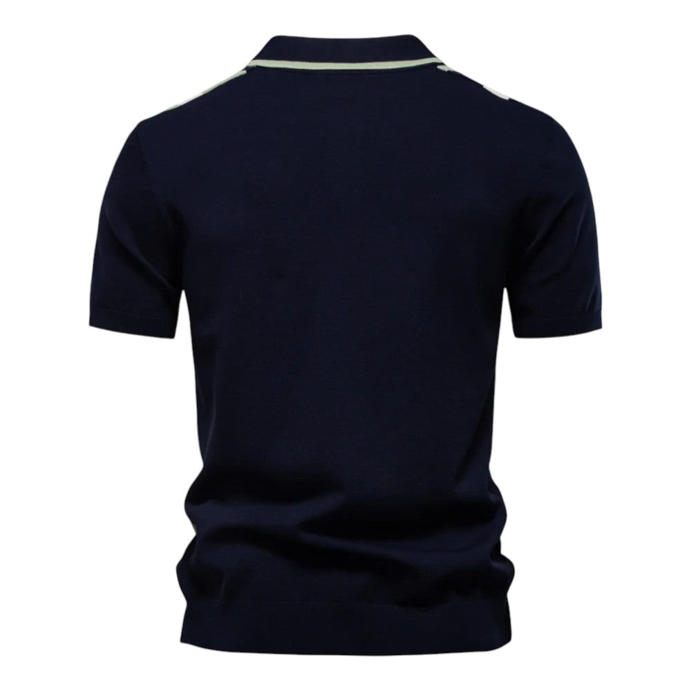 ZENO | Colour Block Stripe Polo Shirt