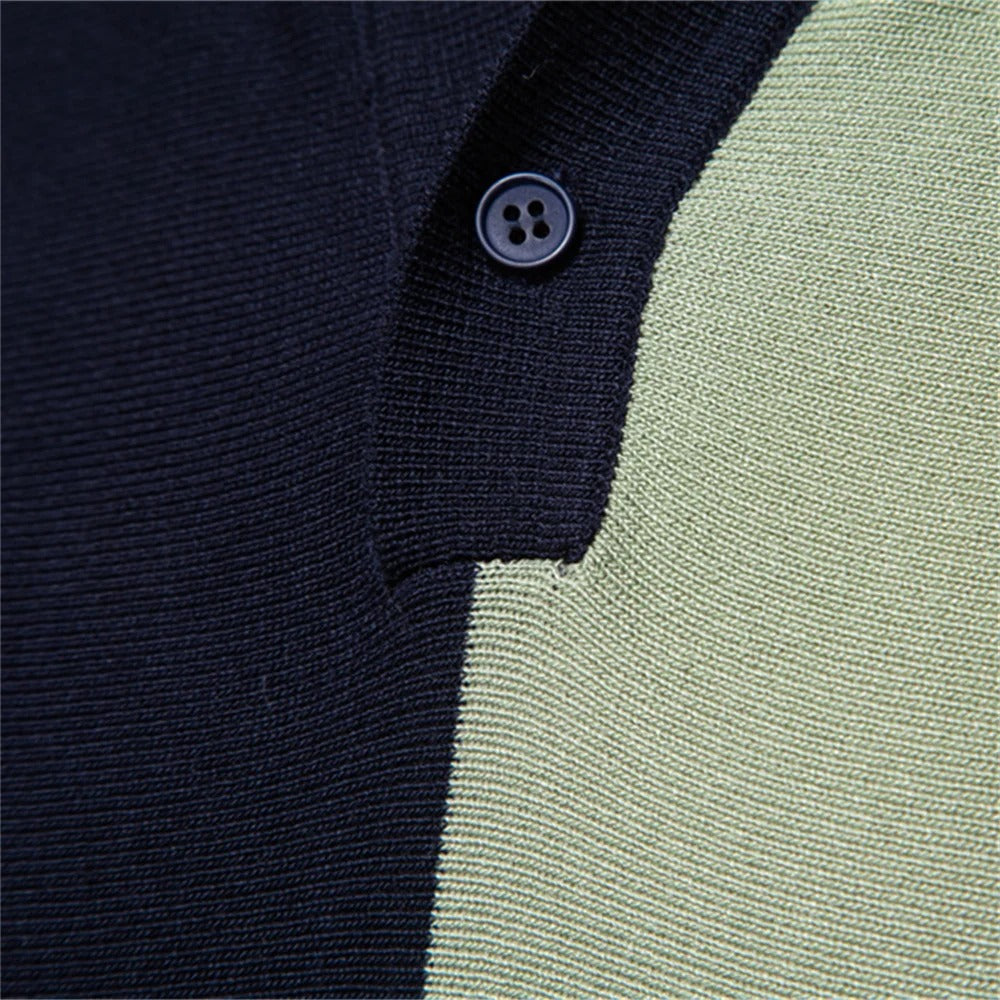 ZENO | Colour Block Stripe Polo Shirt